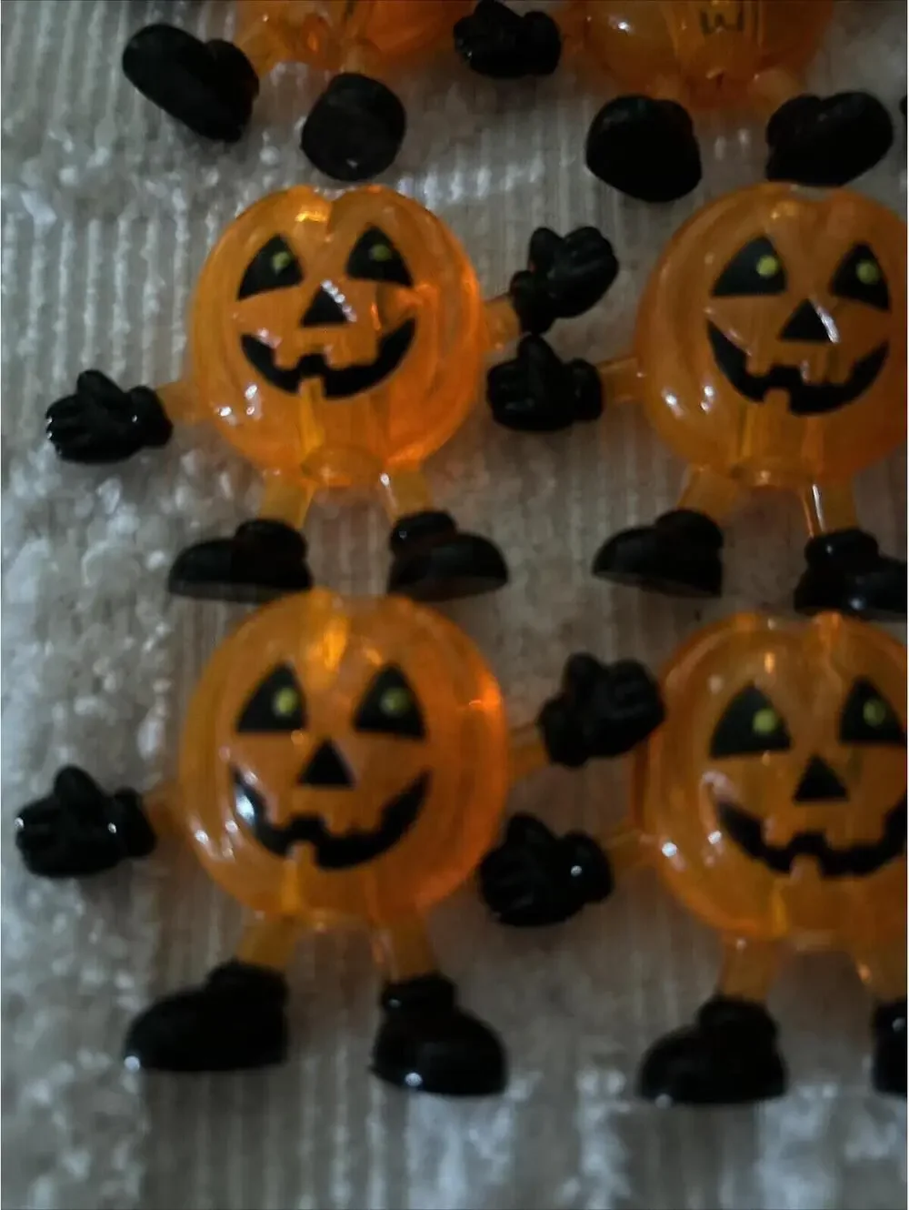 Halloween Pumpkin Men String Light Covers Orange Color lot of 12